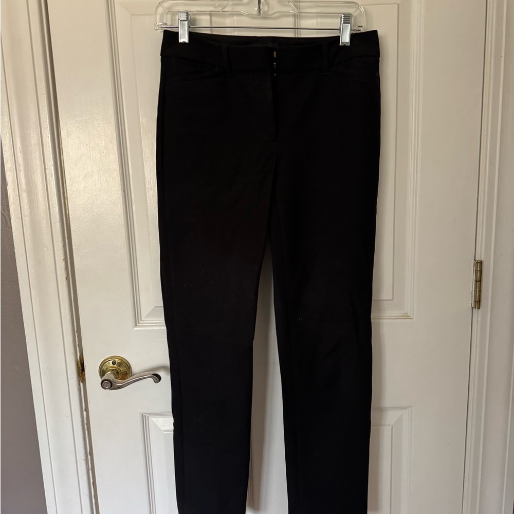 White House Black Market Women's Black Straight Leg Pants